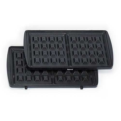 BEEM Multi-Star Superior 5-in-1, für Waffeln, Sandwiches, Hamburger, Donuts, Rösti oder Kartoffelpuffer, gebürstetem Edelstahl/schwarz - 8