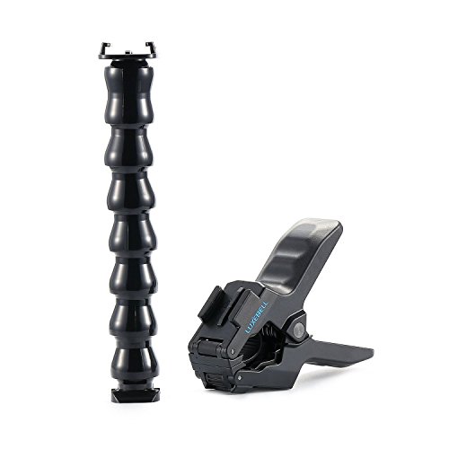 Luxebell® 7 gemeinsame einstellbare Schwanenhals Arm Griff Einbeinstativ + Jaws Flex Clamp Halterung für Gopro Hero 5 4 SJ4000 SJ5000 Kamera - 2