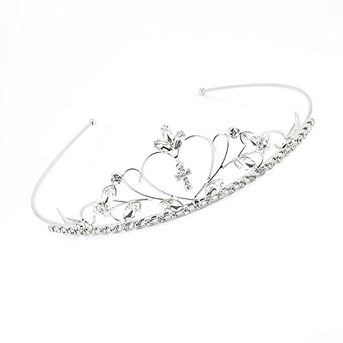 Girls Crystal/ Diamante Cross Design Tiara Headband - Holy Communion (065)