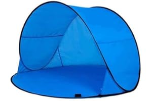 LIZZIE JACOBS Tente de plage pop-up pour 1 à 2 personnes, protection UV, abri de plage portable, extérieur, jardin, parc, plage, soleil, camping, pique-nique, tente d'ombrage imperméable avec sac de transport