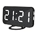 Produktbild Brightup Wecker, Digitaluhr mit Großem 6,5" Easy-Read LED-Display, Diming-Modus, Einfache Snooze-Funktion, Spiegelfläche, Zwei USB-Ladeanschlüsse