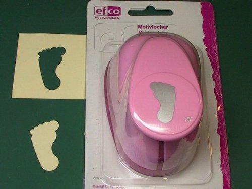EFCO Foot Print, Pink, groß, 35 x 20 mm