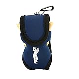 accesorios golf deporte BOLSA DE ALMACENAMIENTO SEGURO: Esta bolsa para pelotas de golf utilizó un cierre de gancho y bucle que mantiene sus pelotas en un lugar seguro y no es fácil que resbalen.