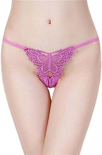 JYC Clearance Underwear Women Thong Bragas Sexy Panties Thong Lace Word Pants Ladies Briefs Women's Sexy Lingerie Panties Lace Knickers Briefs Underwear (Hot Red)