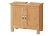 Produktbild LifeStyleDesign 7572044 Waschbeckenunterschrank Tyrol 2-Türig 55 x 30 x 60 cm, Kiefer gebeizt gewachst