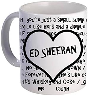 Ed Sheeran Lyrics Mug - 11oz