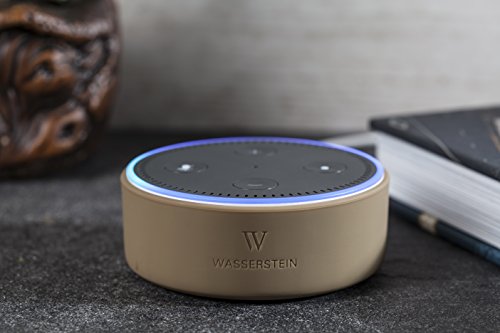 Preisvergleich Produktbild Echo Dot Silicone Skin by Wasserstein (1 Pack, Braun)