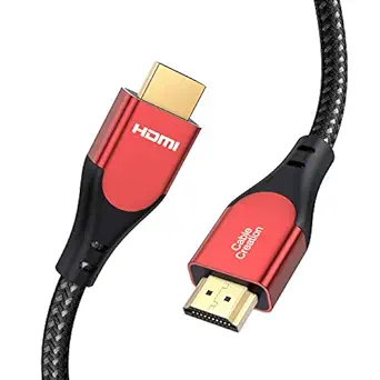 HDMI Cable 4K@60Hz 6.6 ft, CableCreation HDMI 2.0 Cable, High-Speed 18Gbps, 4K HDR, 3D, 2160P, 1080P, Ethernet Support, Compatible with UHD TV, PS5/PS4, Xbox One, Blu-ray, PC, Projector and More