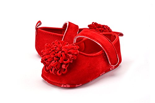 FemmeStopper Baby Girl Flower 12-18 Months(14cm) Born Infant Baby Girls Shoes First Walker 1 Year Baby Girl Shoes (Red, 12-18 Months) RS.500 (71.00% Off) - Amazon