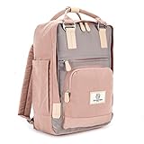 Mit einem großen Hauptfach - man kann einen 13-Zoll-Laptop, ein Tablet, Bücher, ein Notizblock, Bleistifte, Kugelschreiber und auch mehr tragen! Mit 2 Reißverschlüssen, 2 Seitentaschen für Wasserflaschen und einer kleinen Vordertasche für Ihrer Wertsachen