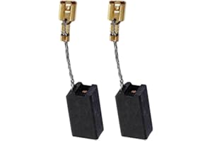 TRADE-SHOP Lot de 2 balais de charbon pour Hilti TE14, TE15, TE15C, TE18M, TE24, TE25, TE25S, TE35, TE35C, TE54, TE55, TE504, TE505, TE504, TE505, moteur, charbon, 6,3 x 10 mm