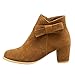 Produktbild NMERWT Damen Plateau Stiefeletten Absatz Ankle Boots Herbst High Heels Schuhe mit Reißverschluss Damenstiefel Mode Dick Mit Reißverschluss Stiefeletten Bogen High Heel Schuhe