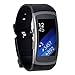 Produktbild Greatfine Smartwatch Strap Uhrenarmbänder Ersatz-Armband für Samsung Gear Fit 2 & Fit2 Pro SM-R360 Smart Watch Zubehör (Black)