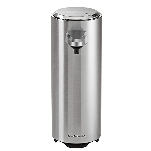 simplehuman – wiederaufladbarer Sensorspender, gebürsteter nickel – 237ml - 2
