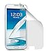 Produktbild Saxonia Displayschutzfolie Samsung Galaxy Note 2 Schutzfolie Screen Protector Folie für das Display, Folie Matt in bester Qualität inkl. Mikrofasertuch