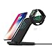 Produktbild Comesee Drahtloses Ladegerät 7,5 Watt Ladestation Schnellladung 2 In 1 Für Apple Watch-Ladegerät Für iPhone 8 8 Plus Samsung S8 S9 Plus S7,Black