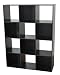 Produktbild Alsapan Regal, Holz, schwarz, 92 x 30 x 123 cm