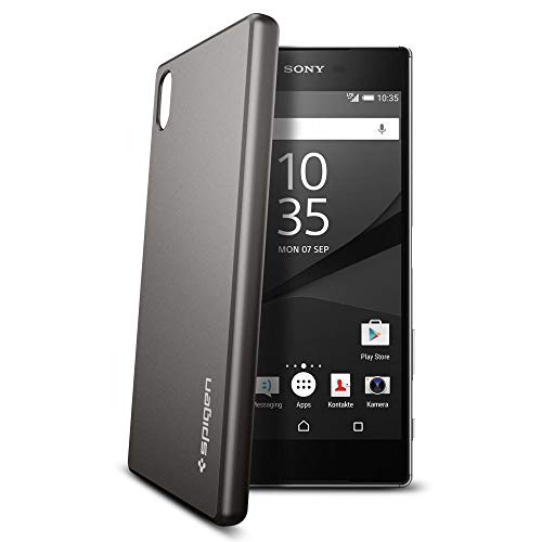 Spigen SGP11804 - Funda dura para Sony Xperia Z5 color gris Spigen SGP11804 - Funda dura para Sony Xperia Z5 color gris