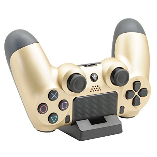 Preisvergleich Produktbild QUMOX Mini Controller Ladestation für PS4 DualShock 4 Schwarz
