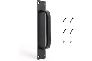 CHSEROK S-H KINHARD Scheunentürgriff Schuppen Türgriff, Moderner Stil Schiebetürgriff Kleiderschrank Türgriff, Schwarz Türgriff kann für Gartentüren, Balkontüren, Lagerhäuser Verwendet Werden