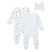 Bluezoo Kids Pack Of Two Babies Green Monkey Sleepsuits With Hat 9-12 Months