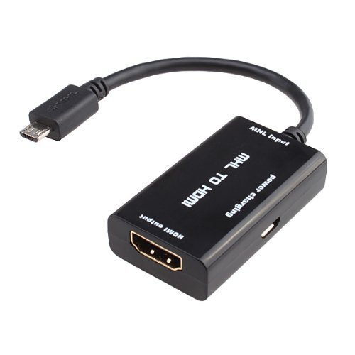 TOOGOO (R) Marke Micro MHL USB HDMI Adapter/ Konverter/ HDTV AV-Kabel fuer HTC Samsung Galaxy S2 schwarz - 2