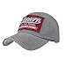 Produktbild Unisex Baseball Cap Hffan Mode Sommer Kappe Mesh Hüte Super Coole Hip Hop caps Chic Besticken Brief kappe Sommer Sport Mütze Schirmmütze Flat Hat Cap (Grau, 54~60cm)
