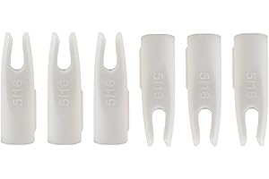 ZZYB 50Pcs Tir à l'arc Flèche Encoches Plastique 5/16" Chasse Plastinock Flèche Encoches Shaft Accessoires d'extrémité