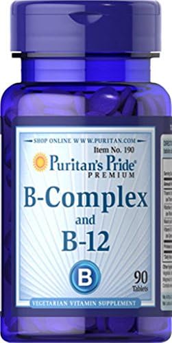 Puritan's Pride Vitamin B-Complex and Vitamin B-12-90 Tablets