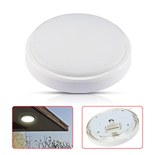 Preisvergleich Produktbild Aethlux® 8W LED Deckenleuchte Feuchtraumleuchte Wannenleuchte ersetzt Badleuchte Naturweiß Nassraum Kellerleuchte IP54 f. Feuchtraum