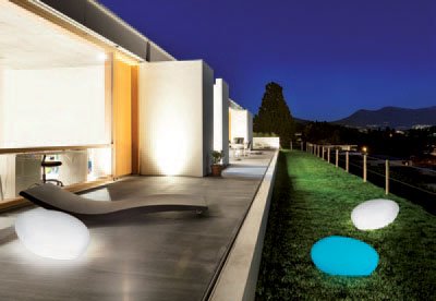 Bonetti LED Solar Steinleuchte mit Farbwechsel 30 cm IP67 Solarlampe Dekoleuchte Außenleuchte Gartenlampe Dekostein Leuchtstein - 3