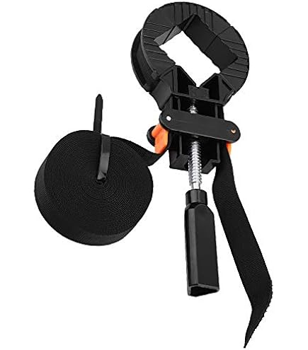 ANCLLO Multifunctionele Riem Klemmen Gereedschap, Houtbewerking Snelle Verstelbare Band Klem Veelhoekige Clip 90 Graden 4m Pure Nylon Strap Clip