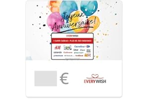 Everywish Carte cadeau 250+ enseignes - pour la France - par e-mail