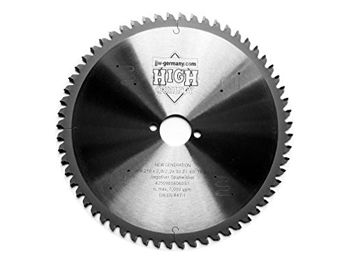 HM-Kreissägeblatt New Generation 216 x 2,8 x 30 mit 60 Zähnen TF Multi Material LOW NOISE