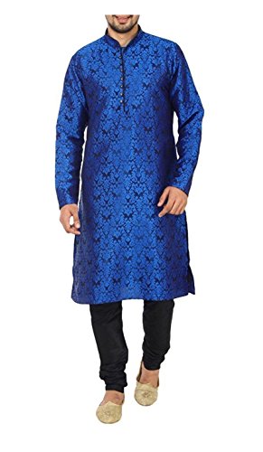 Royal Kurta Mens Jacquard Silk Floral Kurta Pyjama RS.1599 (79.00% Off) - Amazon Royal Kurta Mens Jacquard Silk Floral Kurta Pyjama RS.1599 (79.00% Off) - Amazon