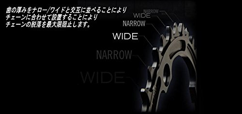 Kettenblatt RACEFACE SINGLE NARROW WIDE 104mm Schwarz - 5