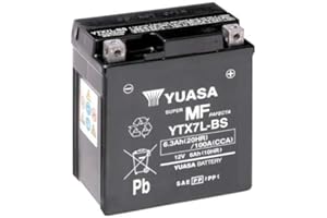 Batterie MOTO YUASA YTX7L-BS // 12V 6Ah