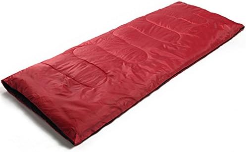 Mitefu Pure Color Envelopes Sleeping bag Outdoor Camping Lightweight Mummy Bag In Three Seasons Of Spring Summer Autumn ,Warm Comfortable And Waterproof (70.8x30inch ,Red)