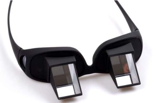 Sonline Gafas de Refraccion Horizontal Gafas de Prisma + Lazo de Cable