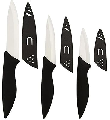 JJA 3 couteaux ceramique professionnels - avec étui de protection