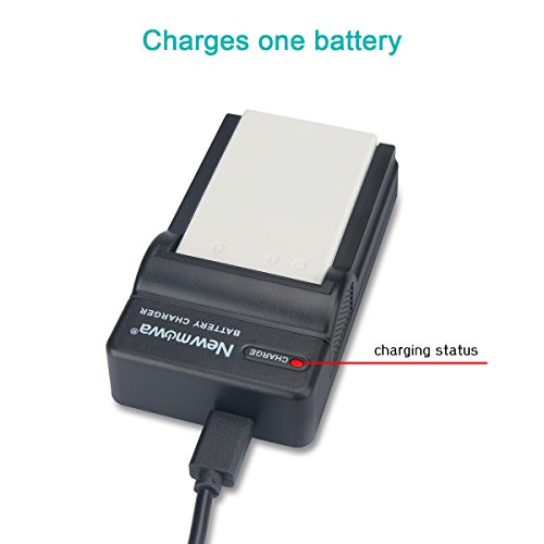 Newmowa Batterie EN-EL5  2  et Chargeur Micro USB Portable Kit pour Nikon Coolpix P530  P520  P510  P100  P500  P5100  P5000  P6000  P90  P80