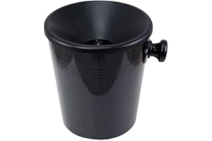 TASTEVIN Spittoon - Sputacchiera in Plastica - CONE 12 Black - Colore NERO - Capacità 1.2 lt. - By DvM