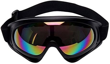 Minalo UV Protection Outdoor Sports Ski Glasses CS Army Tactical Military Goggles Windproof Snowmobile Bicycle Motorcycle Protective Glasses Ski Goggles