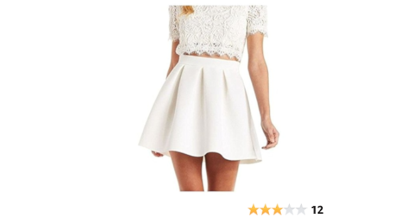 skater skirt white