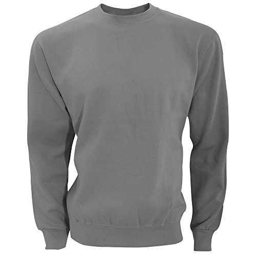 SG Mens Long Sleeve Crew Neck Sweatshirt Top (M) (Grey)