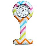 LANCARDO Krankenschwester Herren Damen Armbanduhr Analog mit Silikon Armband LCD100406