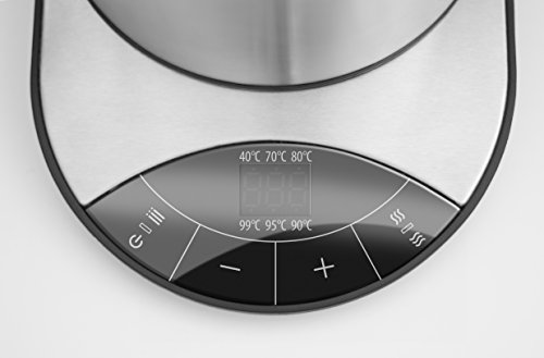 CASO WK2500 Elektrischer Design Wasserkocher mit präziser Temperaturkontrolle, 1.7 Liter Inhalt, 2200 Watt - 2