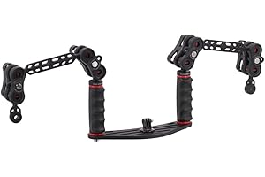 Pack Platine avec Bras en Plastic Carbone et Terminaison YS pour Action Caméra pour GoPro DJI Osmo FLEX-ARM ST20130