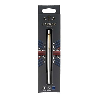 Parker Stylo-bille Jotter acier inoxydable avec attributs or