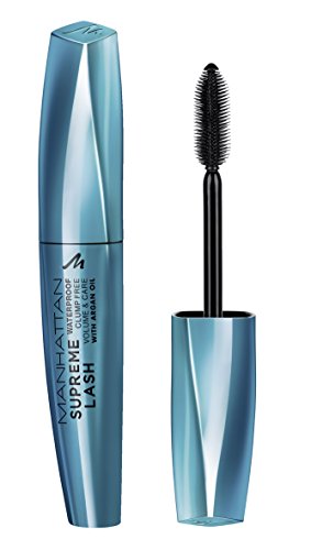 Manhattan Mascara Supreme Lash Mascara Waterproof, Farbe 1010N, black, 1er Pack (1 x 11 ml)